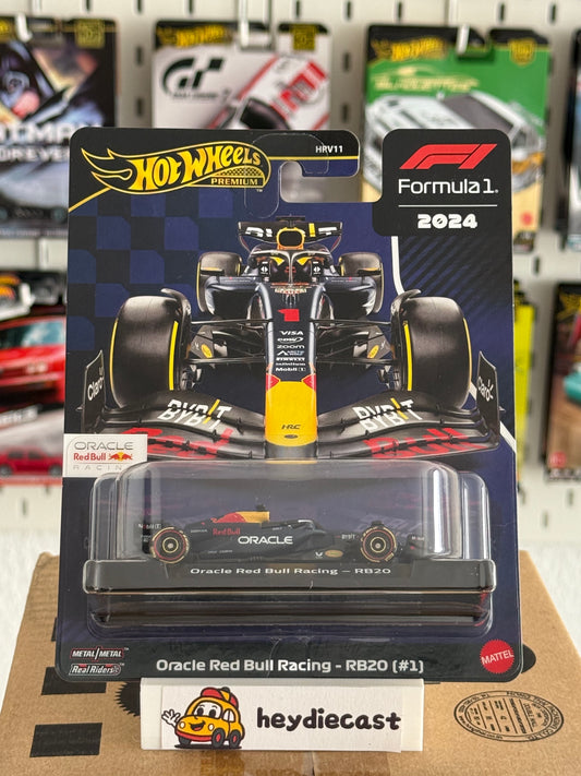 Hot Wheels Premium 2024 Formula 1 Auto Oracle Red Bull Max Verstappen #1